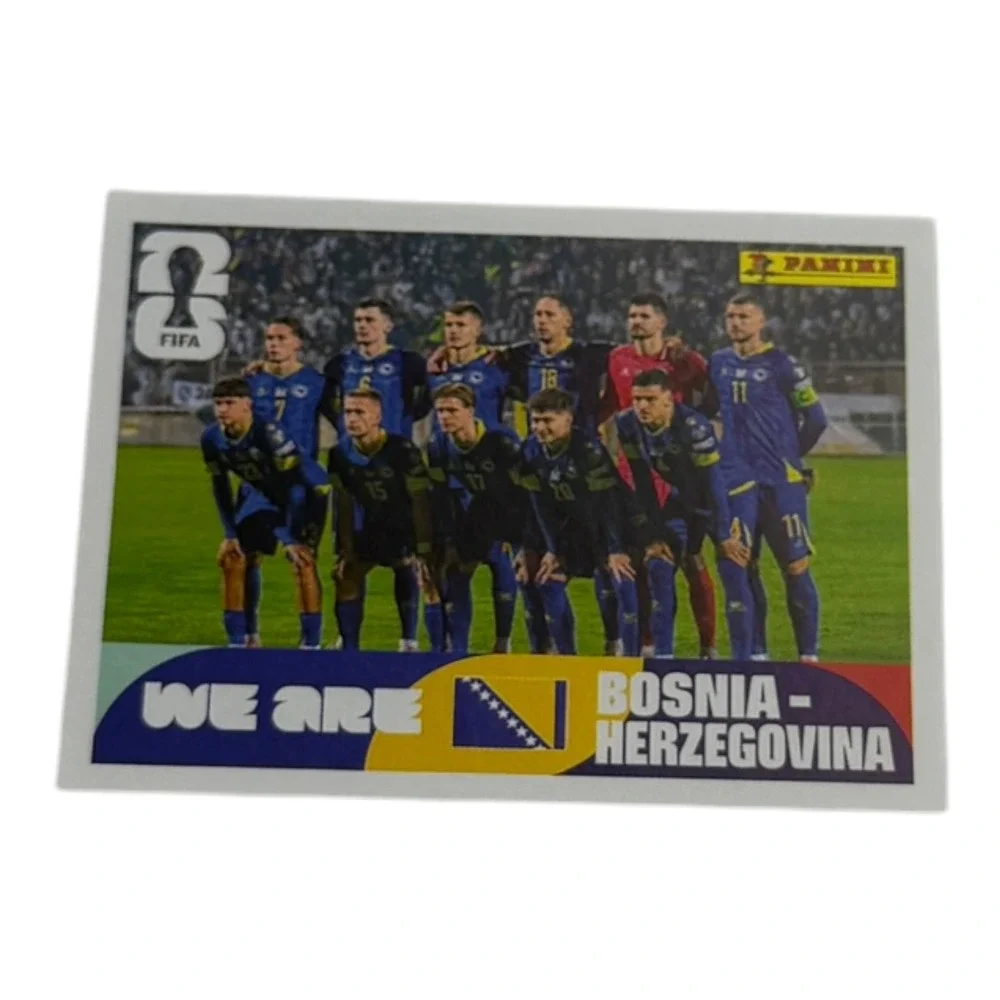 Panini FIFA World Cup 2026 Bosnia-Herzegovina Team Photo Sticker BIH 13 Soccer